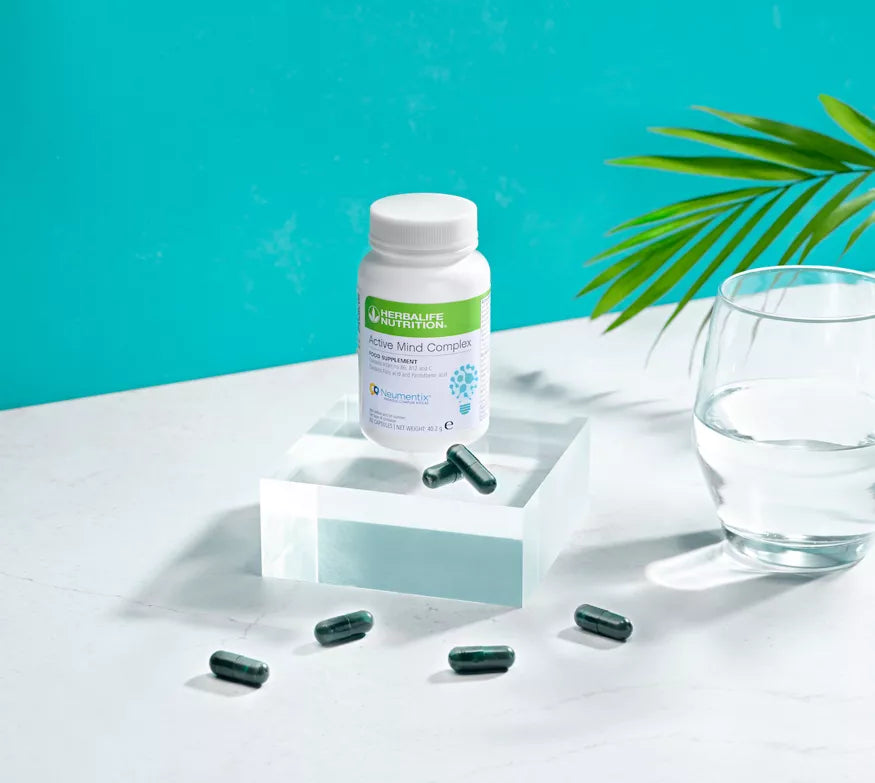 Active Mind Complex Herbalife - Suplemento para la M Mente 60 Cápsulas