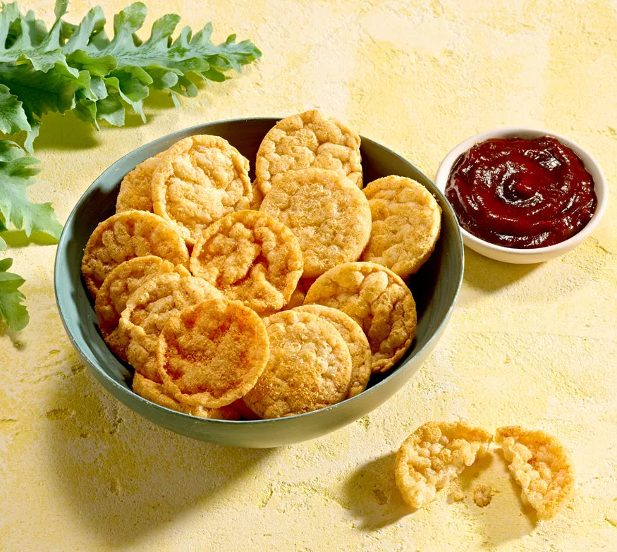 Protein Chips Herbalife - Snack Proteico Crujiente 10 Bolsitas | Barbacoa y Crema Agria