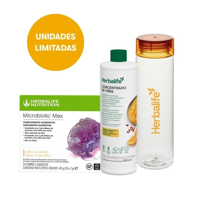 Paquete Especial Fibra y Botella de Herbalife Gratis-Edición limitada