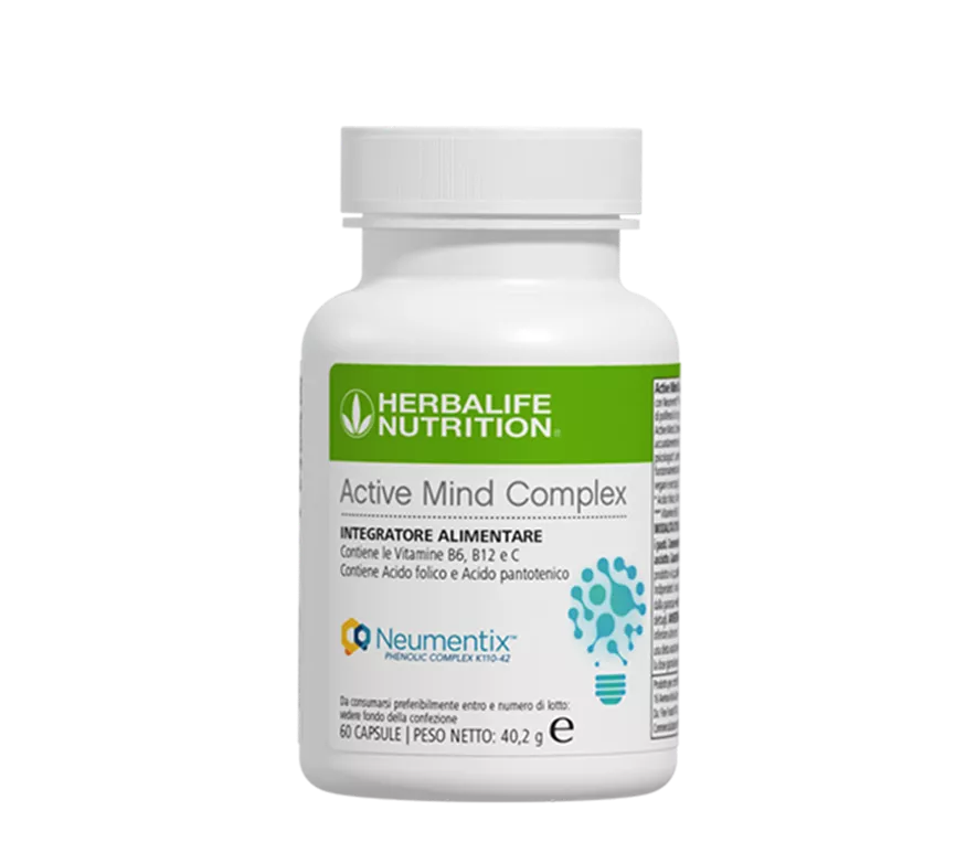 Active Mind Complex Herbalife - Suplemento para la M Mente 60 Cápsulas