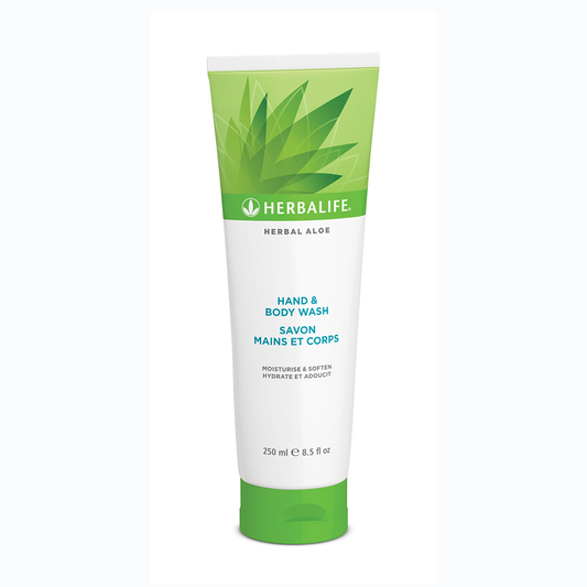 Herbal Aloe Gel de Baño Herbalife 250 mL – Limpiador Hidratante con Aloe Vera