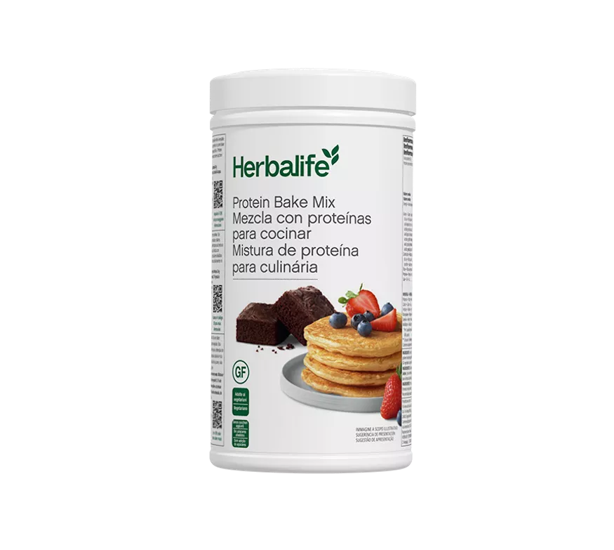 Protein Bake Mix Herbalife - Mezcla de proteínas para postres y recetas 480 g | 20 porciones