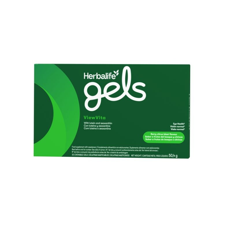 Geles ViewVita Herbalife – Complemento para la Vista 30 Gelatinas | Frutos del Bosque y Cítricos