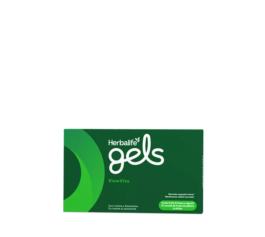 ViewVita Herbalife Gels - Integratore per la Vista 30 Gelatine | Frutti di Bosco e Agrumi