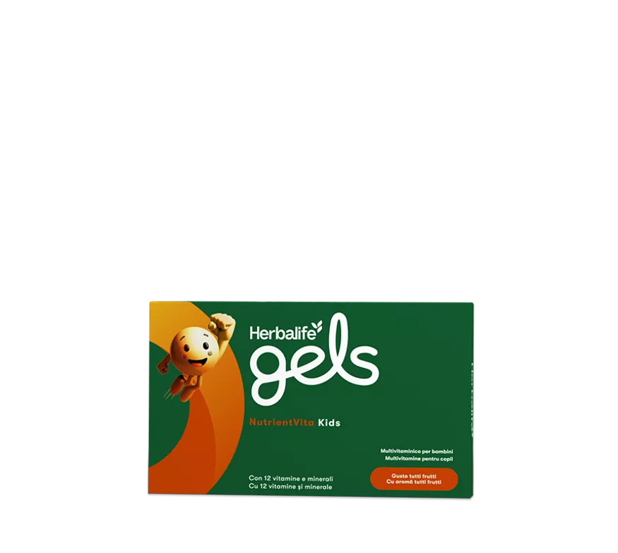 NutrientVita Kids Herbalife Gels - Multivitaminico Bambini 30 Gelatine | Tutti Frutti