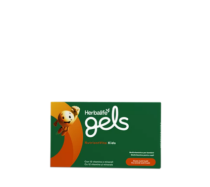 NutrientVita Kids Herbalife Gels - Multivitaminico Bambini 30 Gelatine | Tutti Frutti