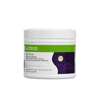 Night Mode Herbalife - Suplemento nocturno con azafrán | Manzanilla y melocotón