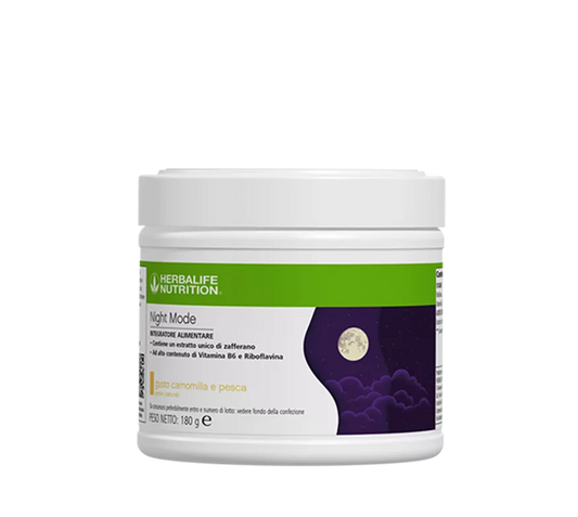 Night Mode Herbalife - Suplemento nocturno con azafrán | Manzanilla y melocotón