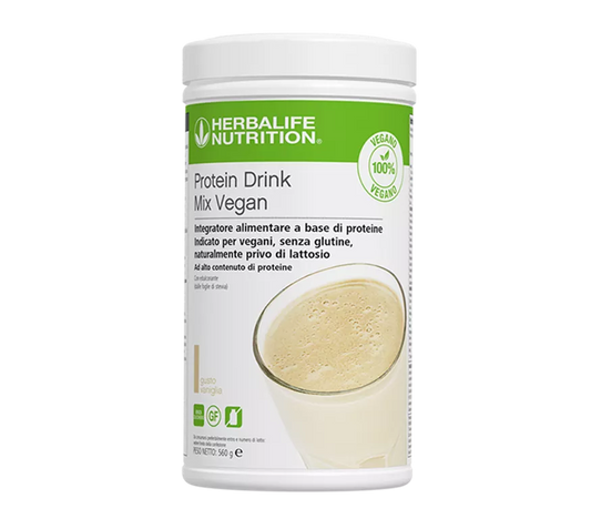 Protein Drink Mix Vegano Herbalife - Proteínas Vegetales Sabor Vainilla