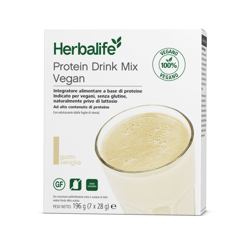 Protein Drink Mix Vegano Herbalife - Proteínas Vegetales Sabor Vainilla