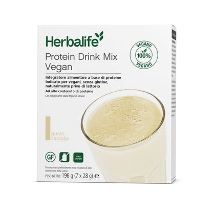 Protein Drink Mix Vegano Herbalife - Proteínas Vegetales Sabor Vainilla