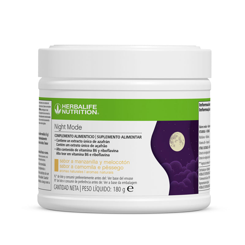 Night Mode Herbalife – Complemento Nocturno con Azafrán | Manzanilla y Melocotón