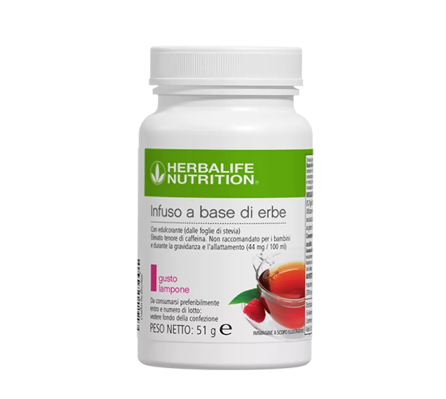 Infuso a Base di Erbe Herbalife - Tè Verde e Orange Pekoe 51g | 4 Gusti