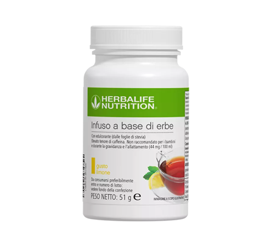 Infuso a Base di Erbe Herbalife - Tè Verde e Orange Pekoe 51g | 4 Gusti